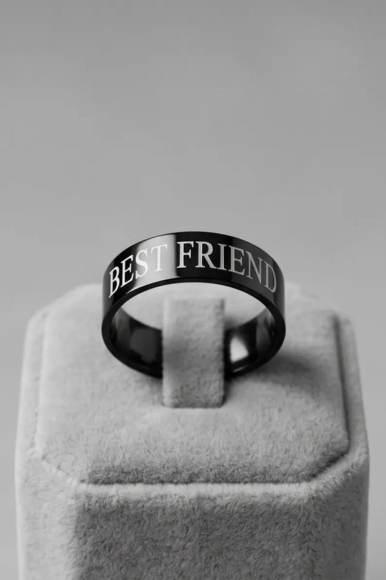 FRIENDLY BLACK RING