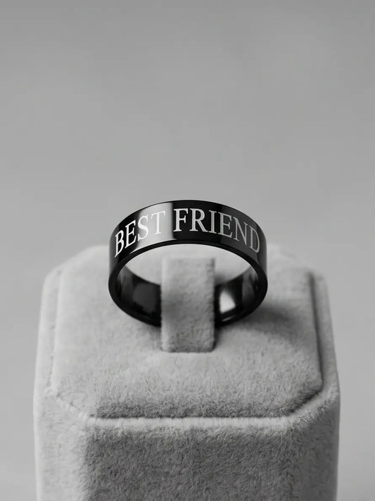 FRIENDLY BLACK RING