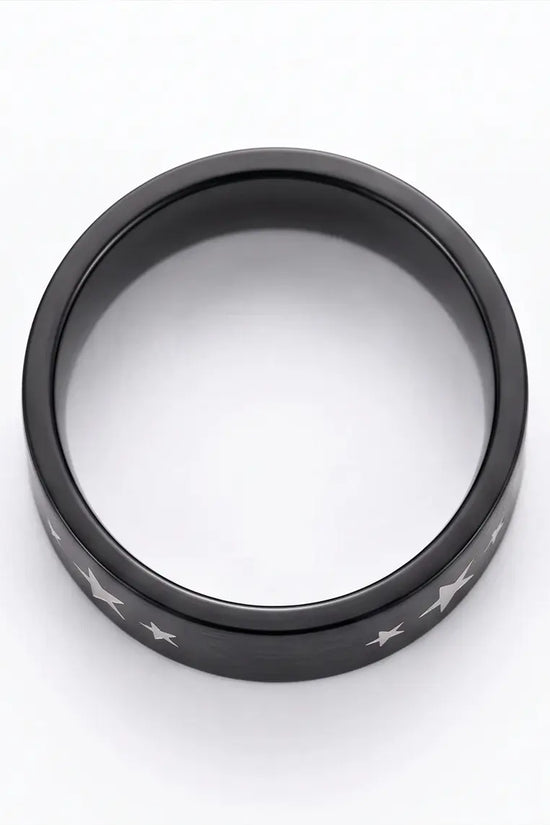 BLACK STARS RING